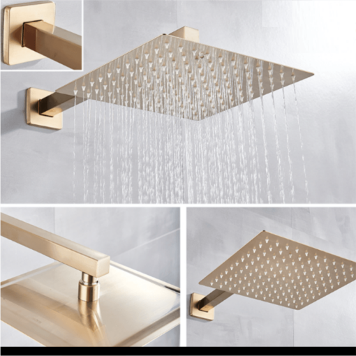 Kit Chuveiro Completo Gold Escovado - Image 11
